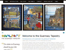 Tablet Screenshot of guernseytapestry.org.gg